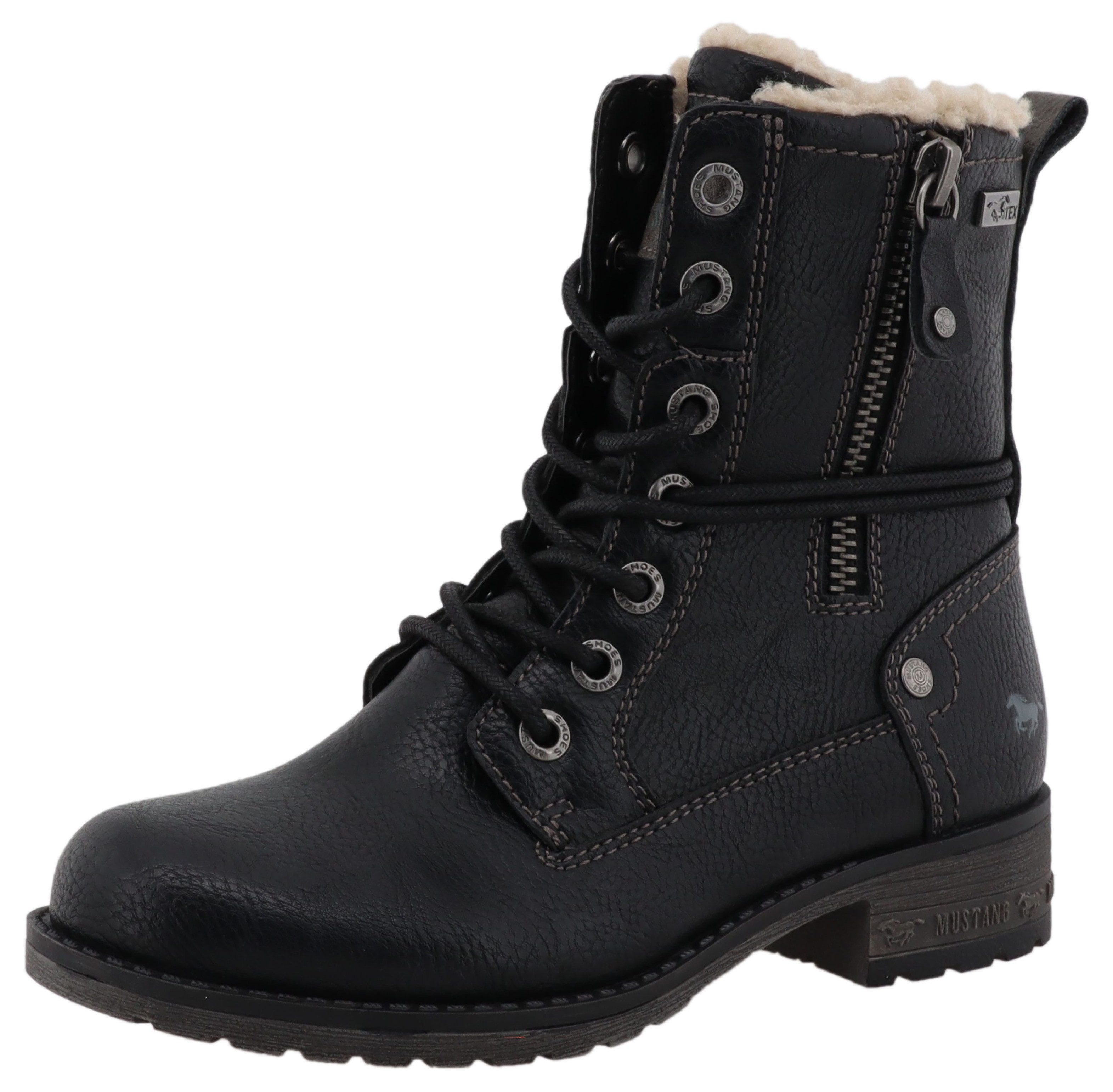Mustang Shoes Concetta Winterstiefel Stiefel, Schnürstiefel mit TEX-Membran günstig online kaufen