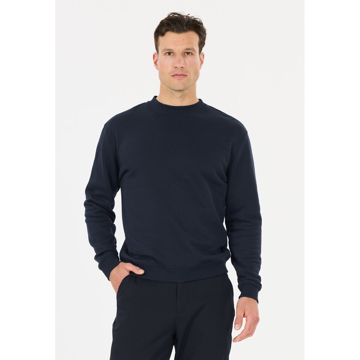 nou Sweatshirt Regent V2 M Classic Crew Neck Dark Sapphire