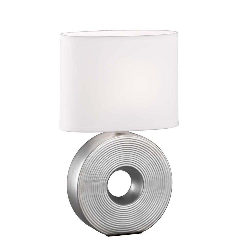 etc-shop LED Tischleuchte, Tischlampe Nachttischleuchte Keramik Wohnzimmerlampe Schreibtischlampe
