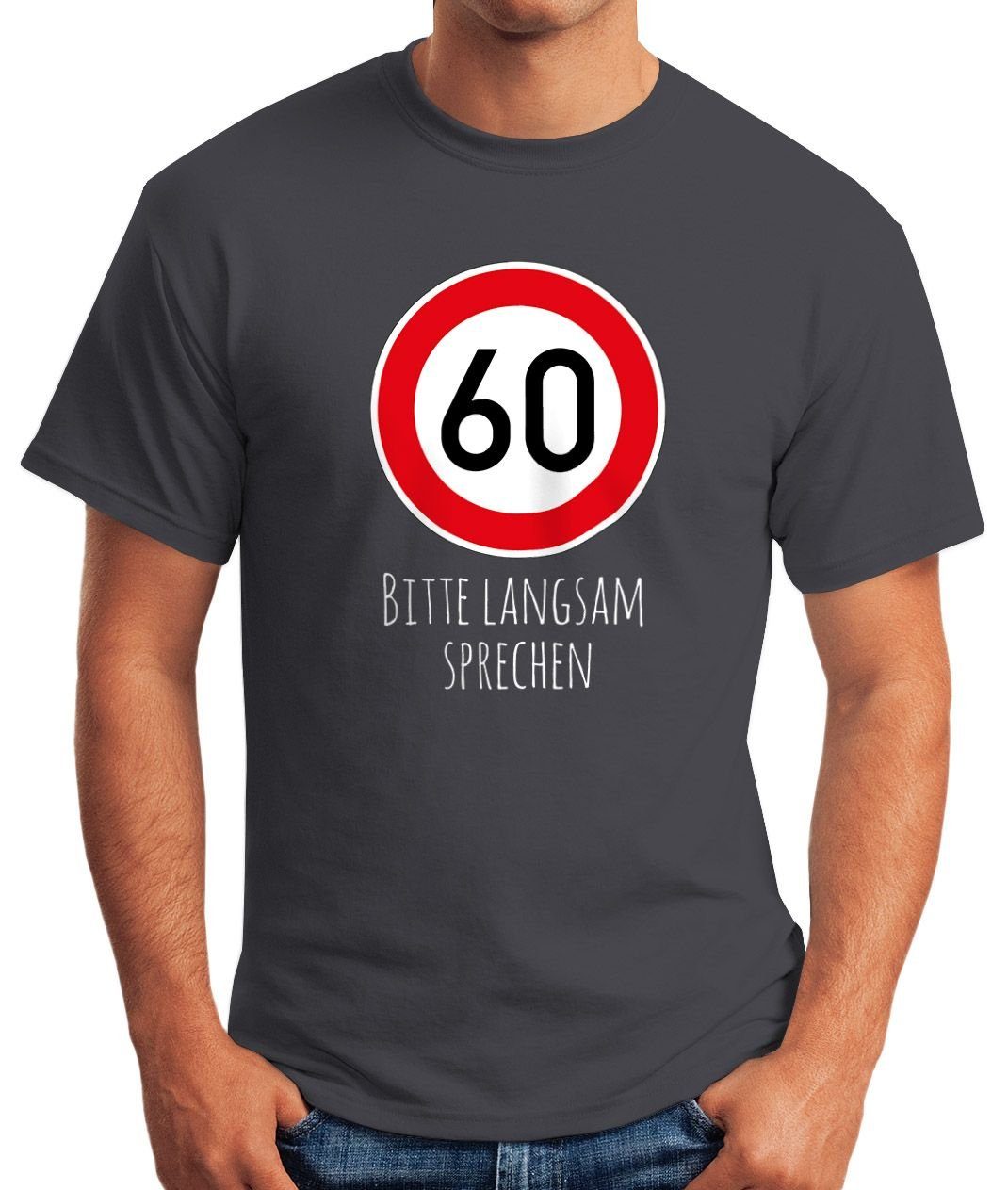 MoonWorks Print-Shirt Herren T-Shirt Geburtstag 60 günstig online kaufen