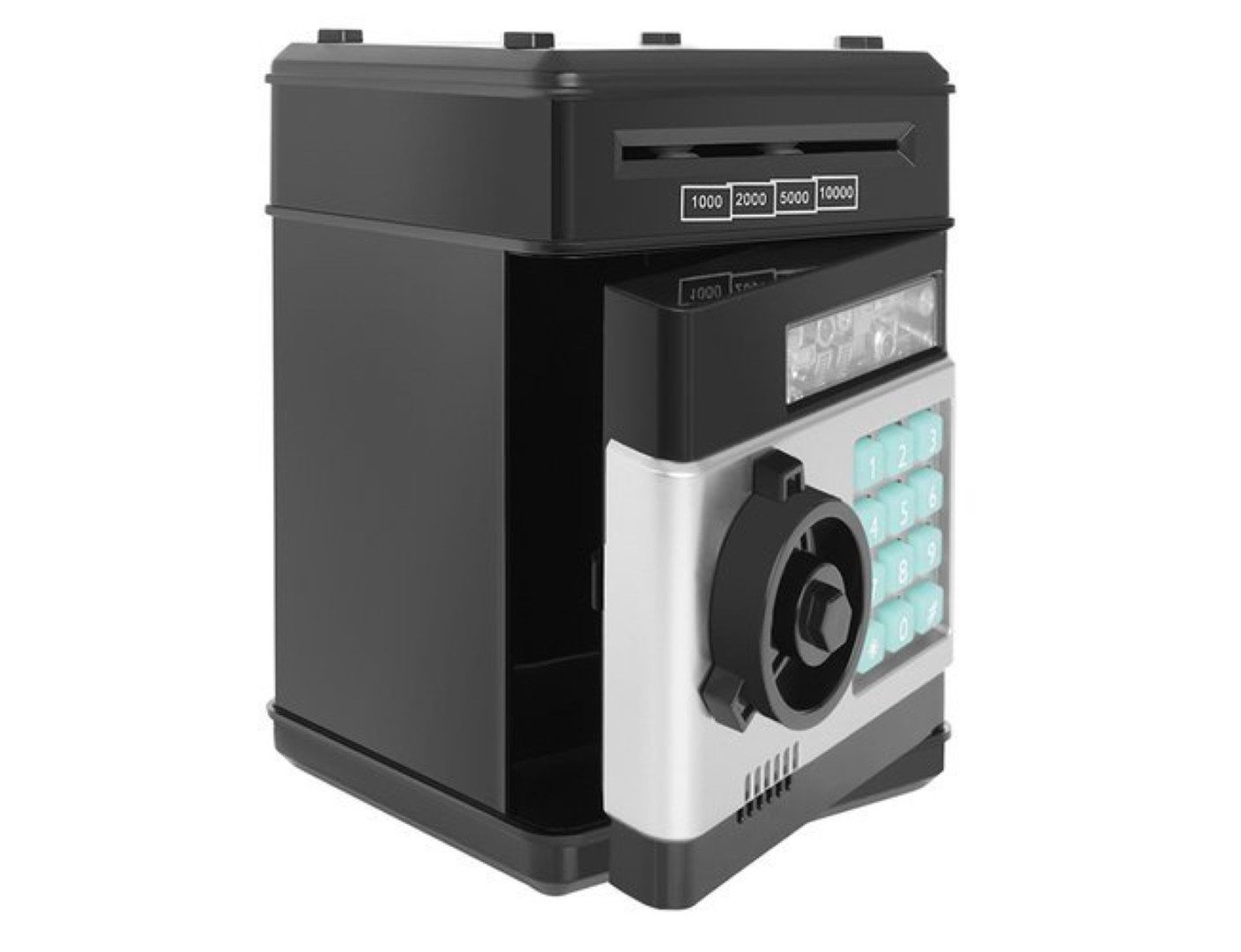 ISO TRADE Spardose Sparschwein Geldautomat - Elektronischer Tresor Kinder, Lernspielzeug, (Kinder-Spardose, elektronischer Safe, PIN-gesteuert, interaktiv, Elek – Bild 4 von 5