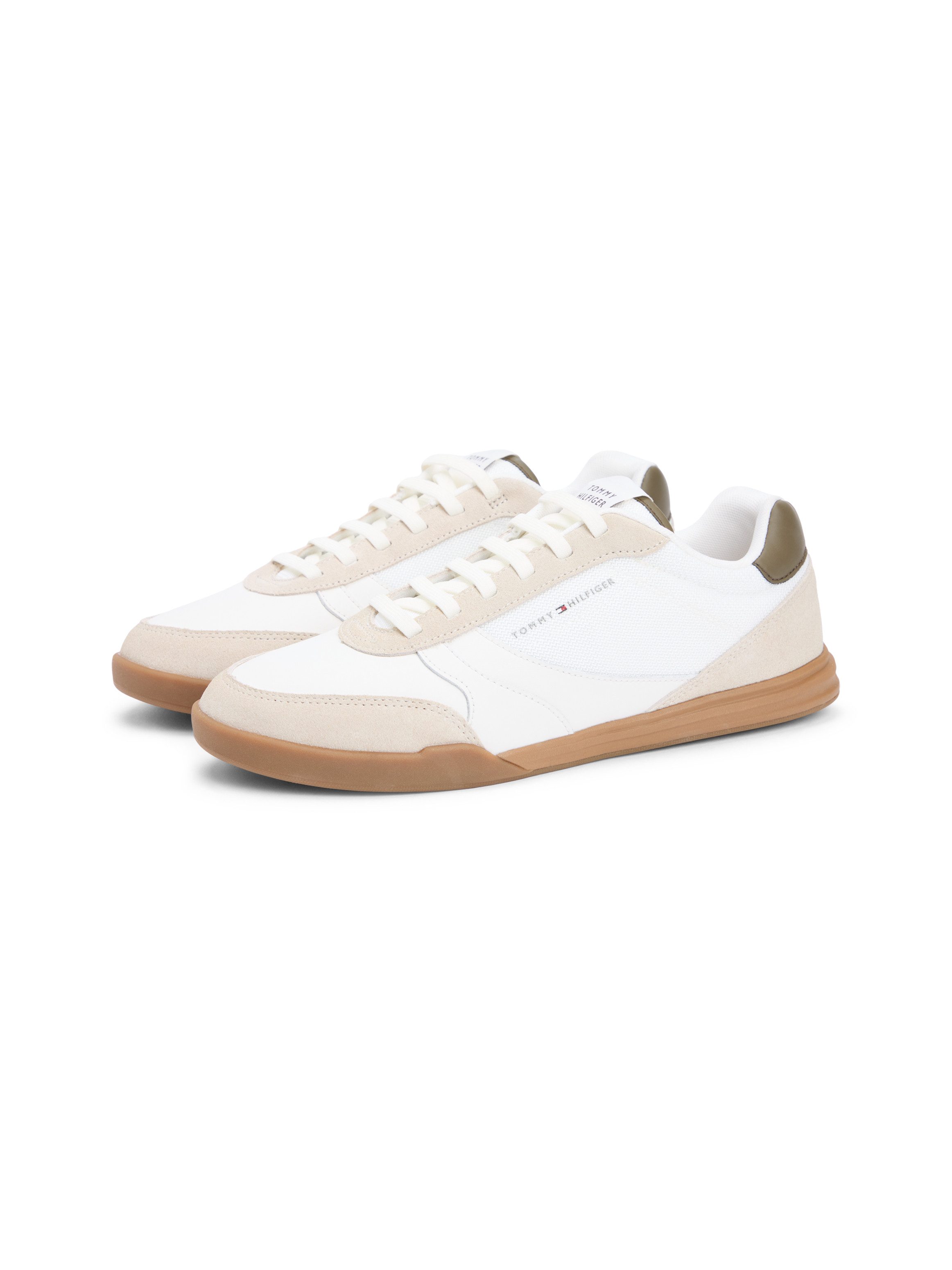 Tommy Hilfiger LOPRO LTH MIX RWB Slip-On Sneaker Freizeitschuh, Halbschuh, Schlüpfschuh mit Kontrastbesatz an der Ferse