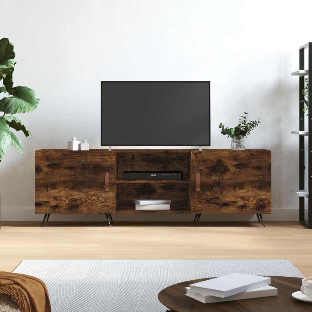Räuchereiche Holzwerkstoff cm TV-Schrank furnicato 150x30x50