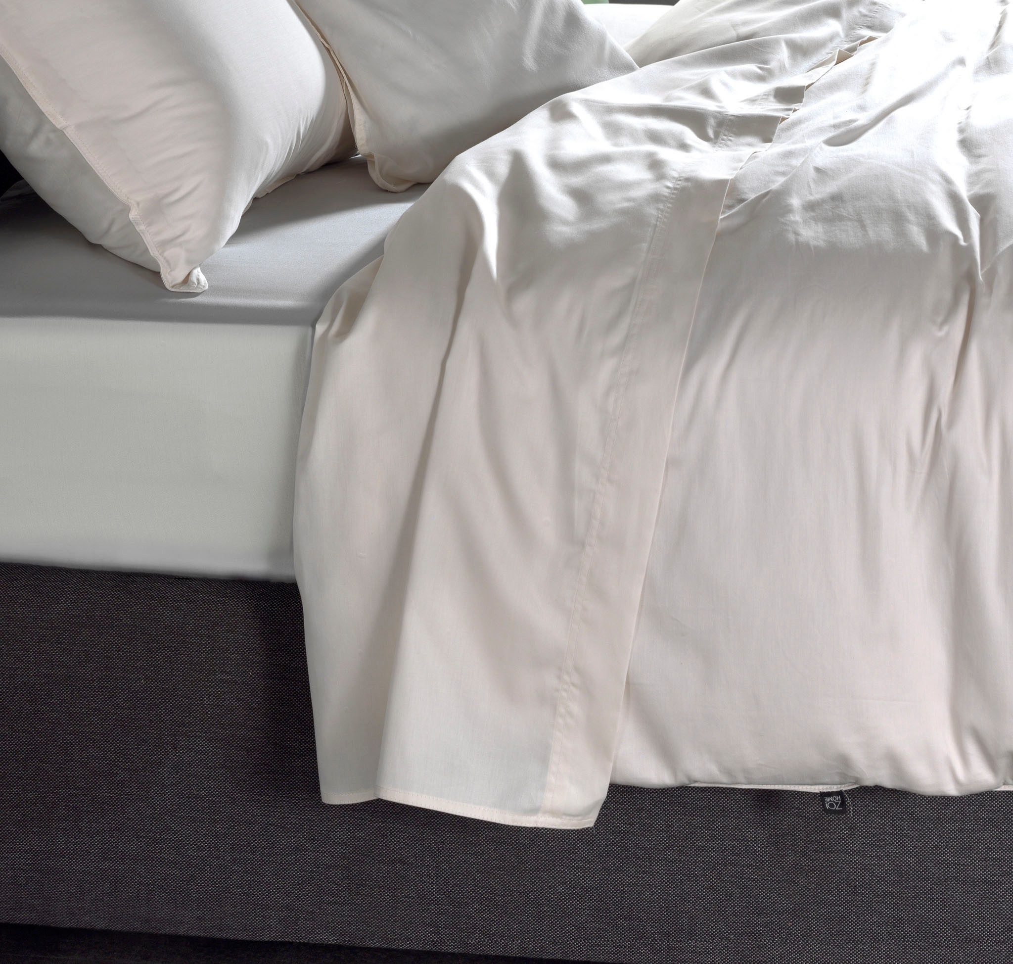 ZO HOME Bettlaken Satinado, Mako-Satin, Gummizug: ohne, (1 Stück), Laken aus 100% Baumwolle, hochwertiges Mako-Satin, Betttuch ab 90x200