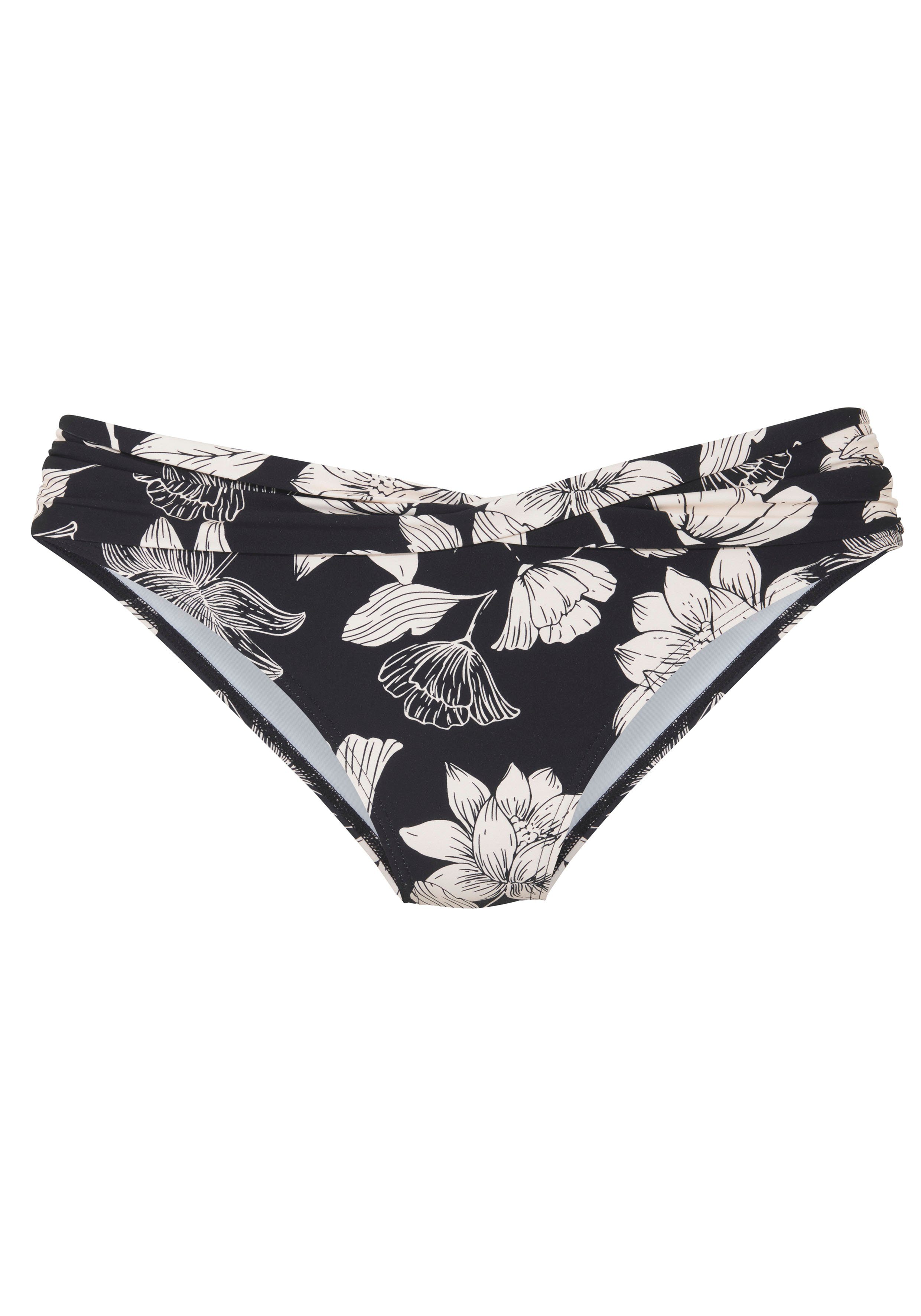 s.Oliver Bikini-Hose Lady mit floralem Design günstig online kaufen