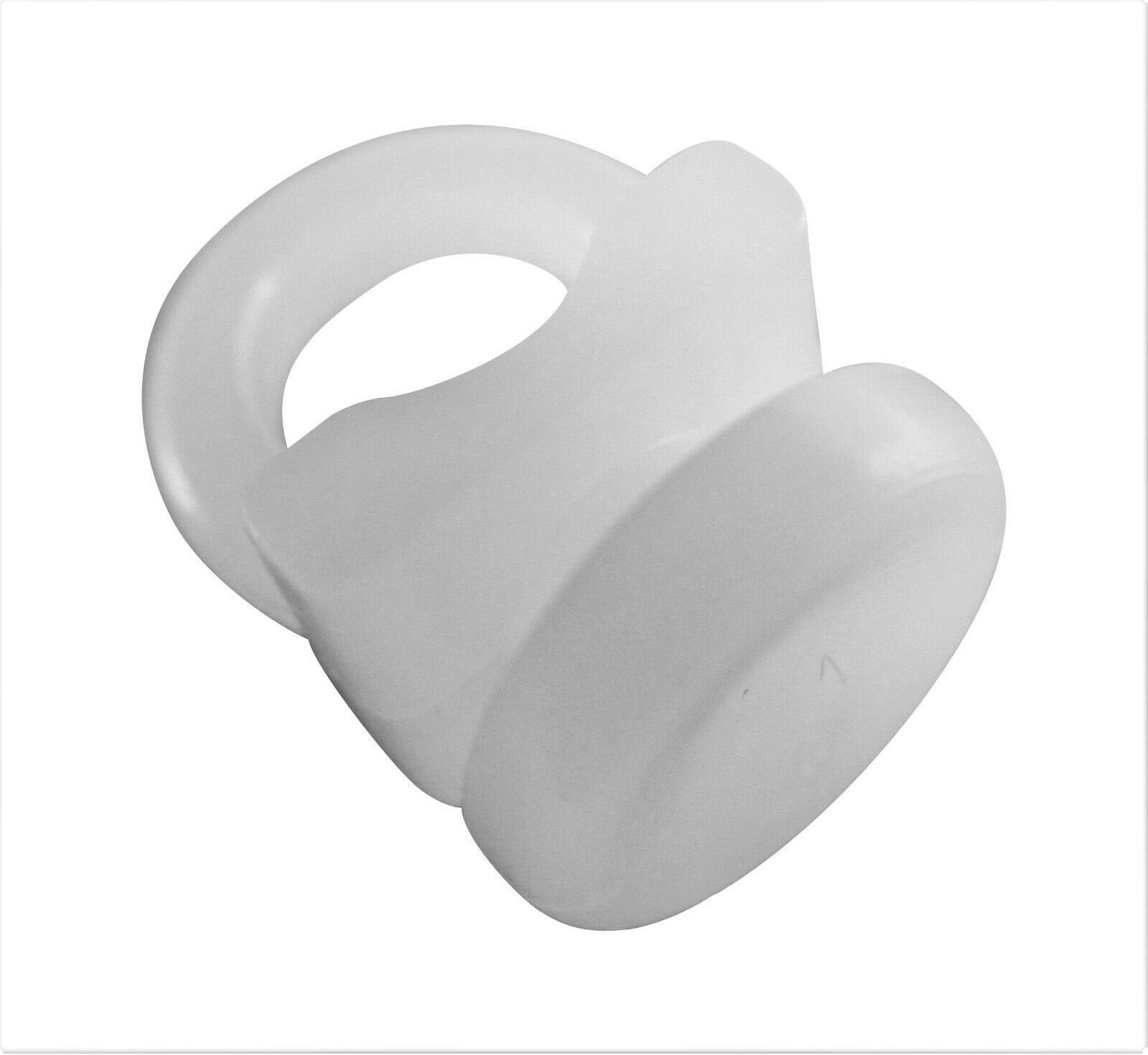 rewagi Gardinengleiter Ösen - Gleiter drehbar, Gardinenschiene, Gardinengleiter, Gardinen, Gardinenschiene, Vorhänge, Seitenschals, Flächenvorhänge, (50-St., Fa – Bild 3 von 5
