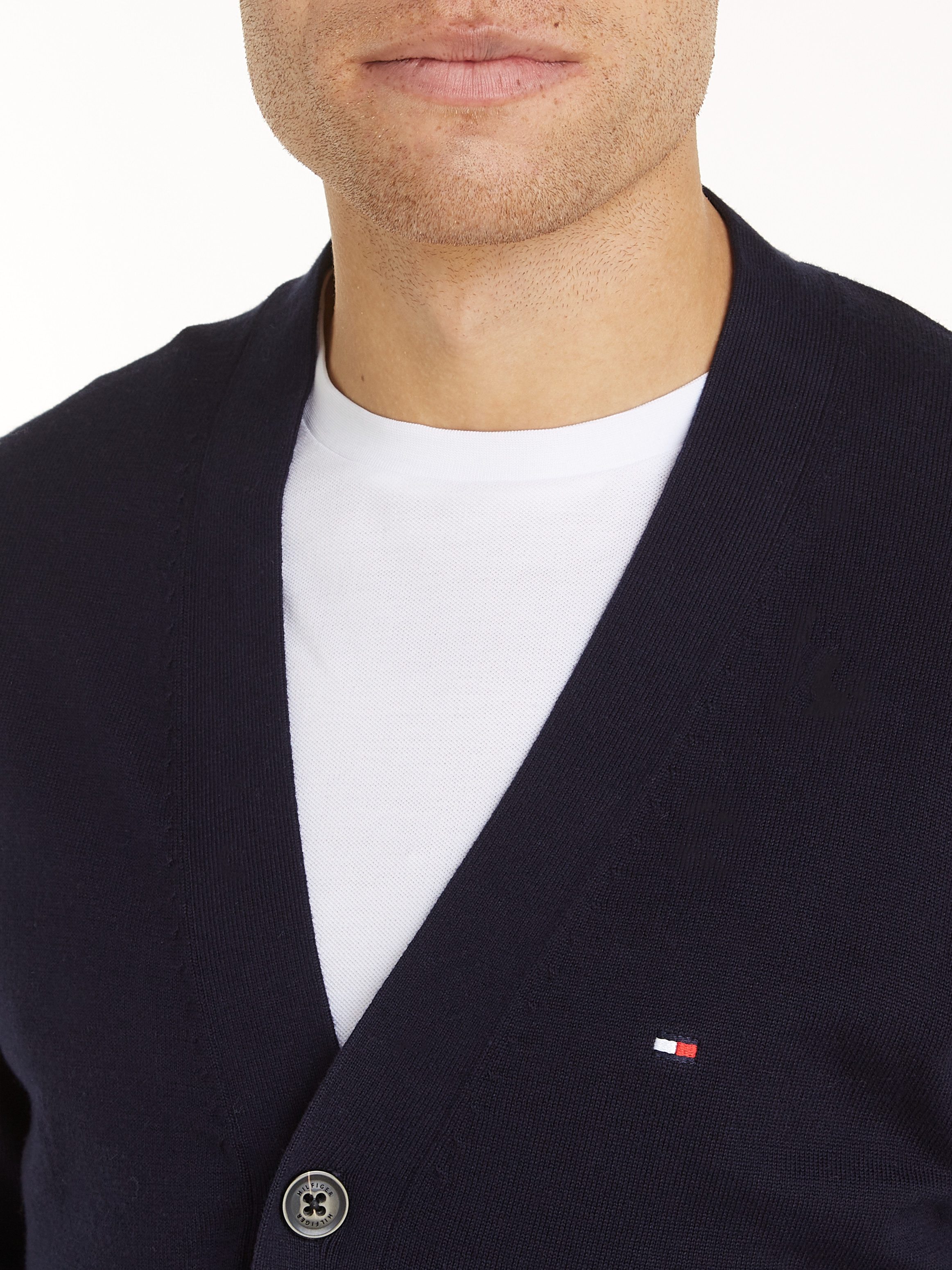 Tommy Hilfiger Strickjacke ESSENTIAL COTTON CARDIGAN