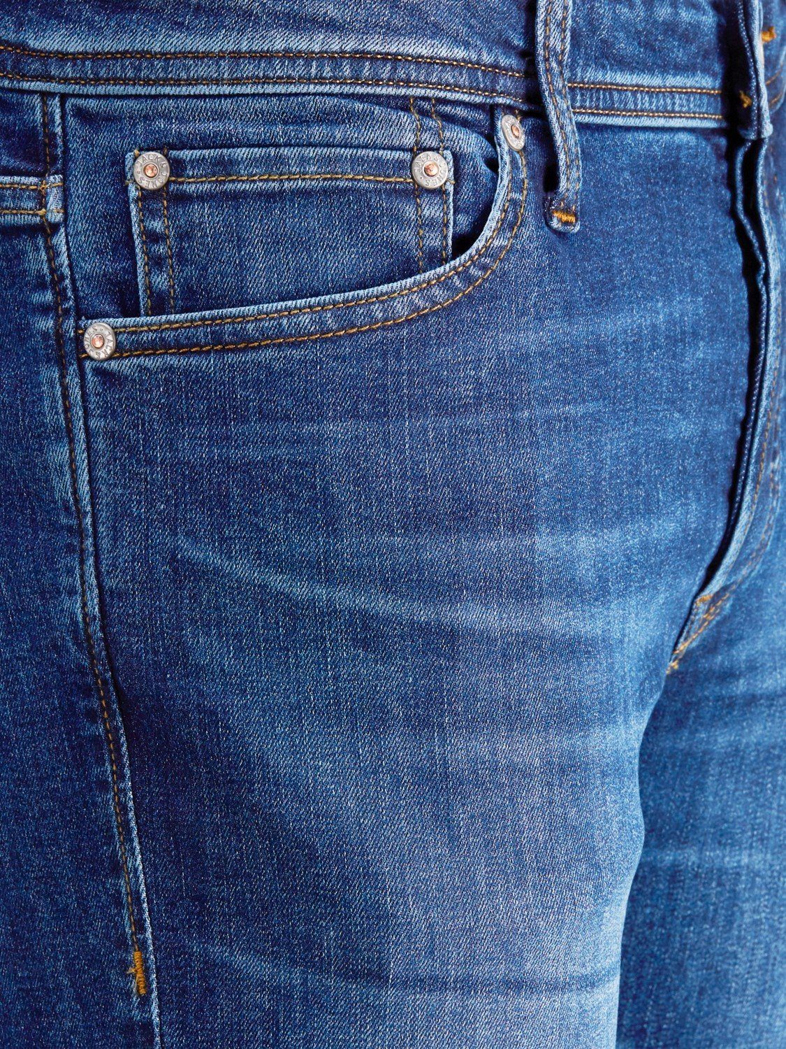 Jack & Jones Slim-fit-Jeans JJITIM JJORIGINAL mit Stretch AM 814 PS Jeanshose