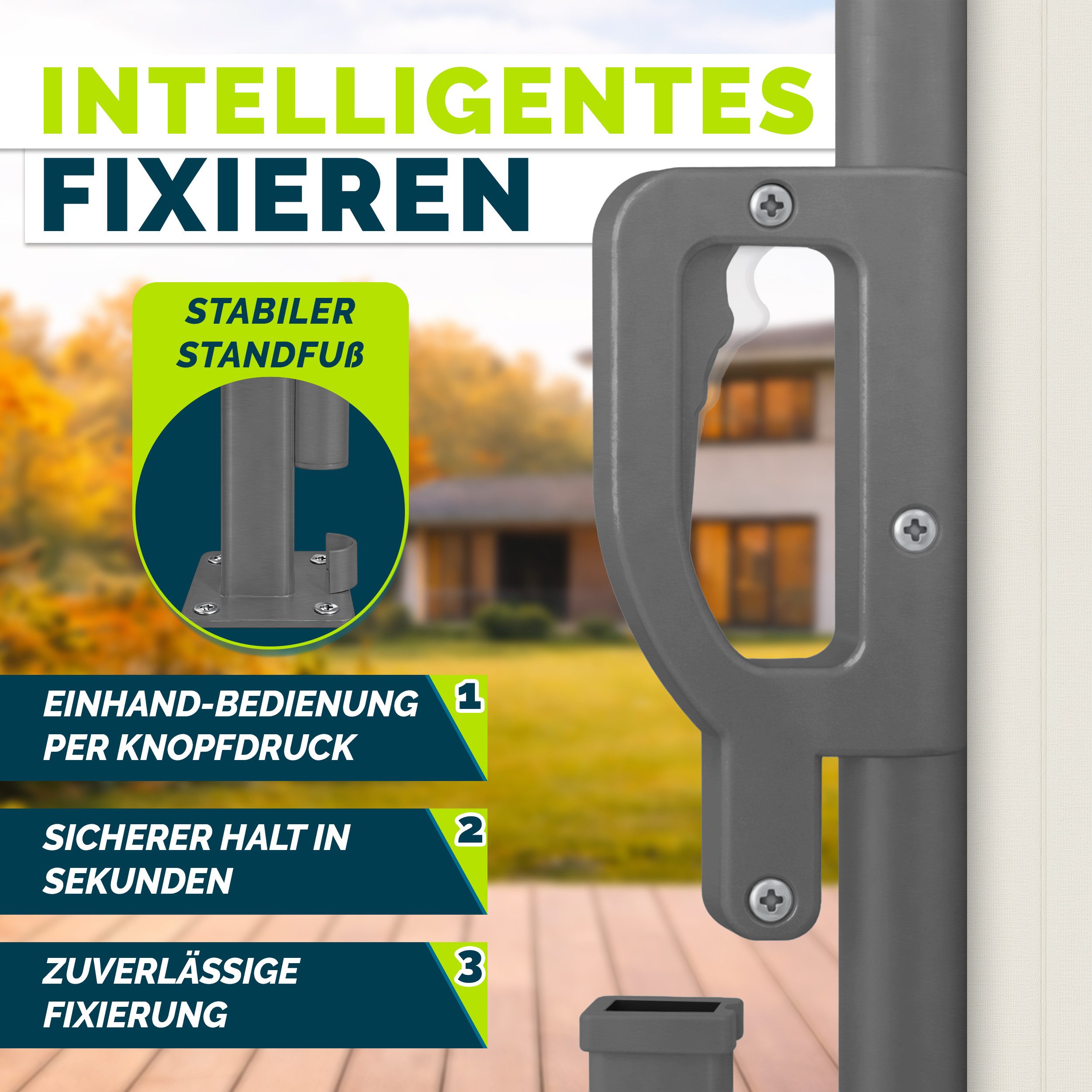 tillvex Seitenmarkise tillvex® Seitenmarkise ausziehbar Markise Wandmarkise Sichtschutz