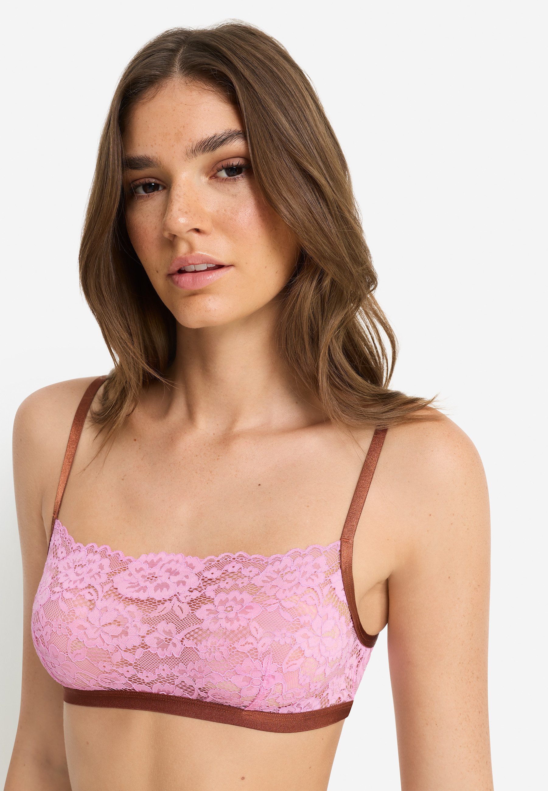 LSCN by LASCANA Bustier (1-tlg) mit glänzendem Bündchen