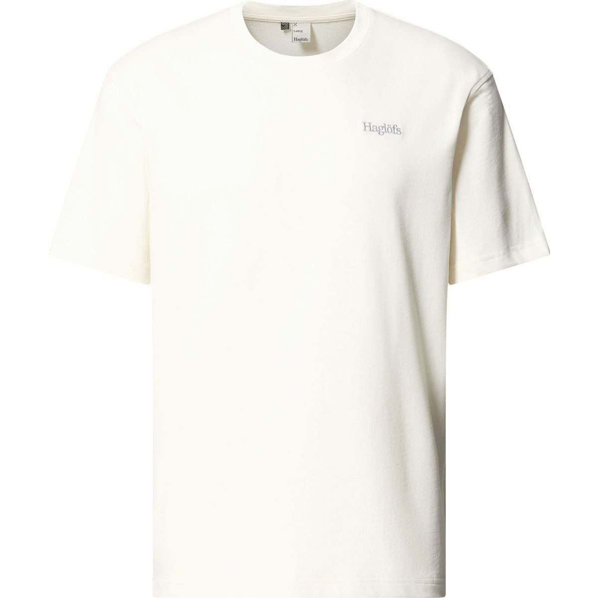 Haglöfs Kurzarmshirt Tee Men Vielseitiges, leichtes T-Shirt aus Bio-Baumwolle für Wandern, Alltag
