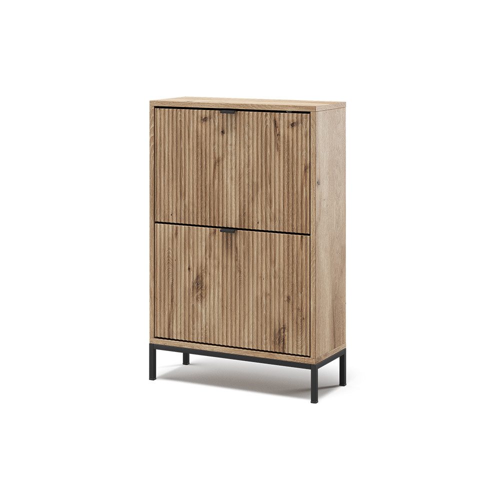 Vicco Schuhkipper Eliza, Viking Oak, 60 x 92 cm mit 2 Klappschubladen (1 St)