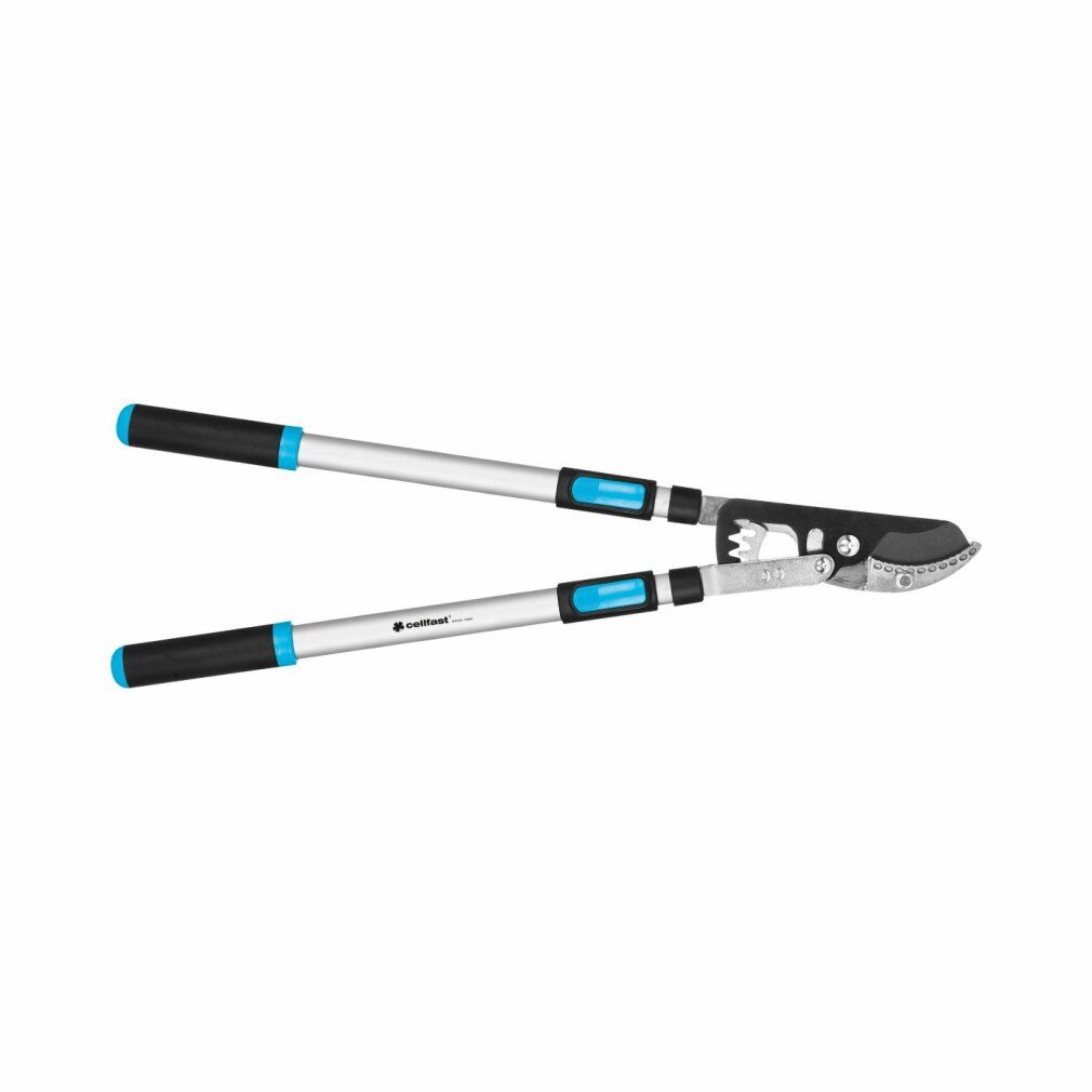 Cellfast Astschere Einfache-Amboss-Astschere IDEAL Alu-Griffe 40-412, Schwarz/Blau