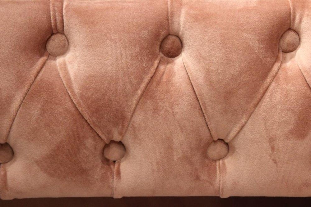 JVmoebel Schminktisch Rosa Chesterfield Schminktisch mit Schubladen aus Holz und Textil (1-St., Schminktisch), Made in Europa