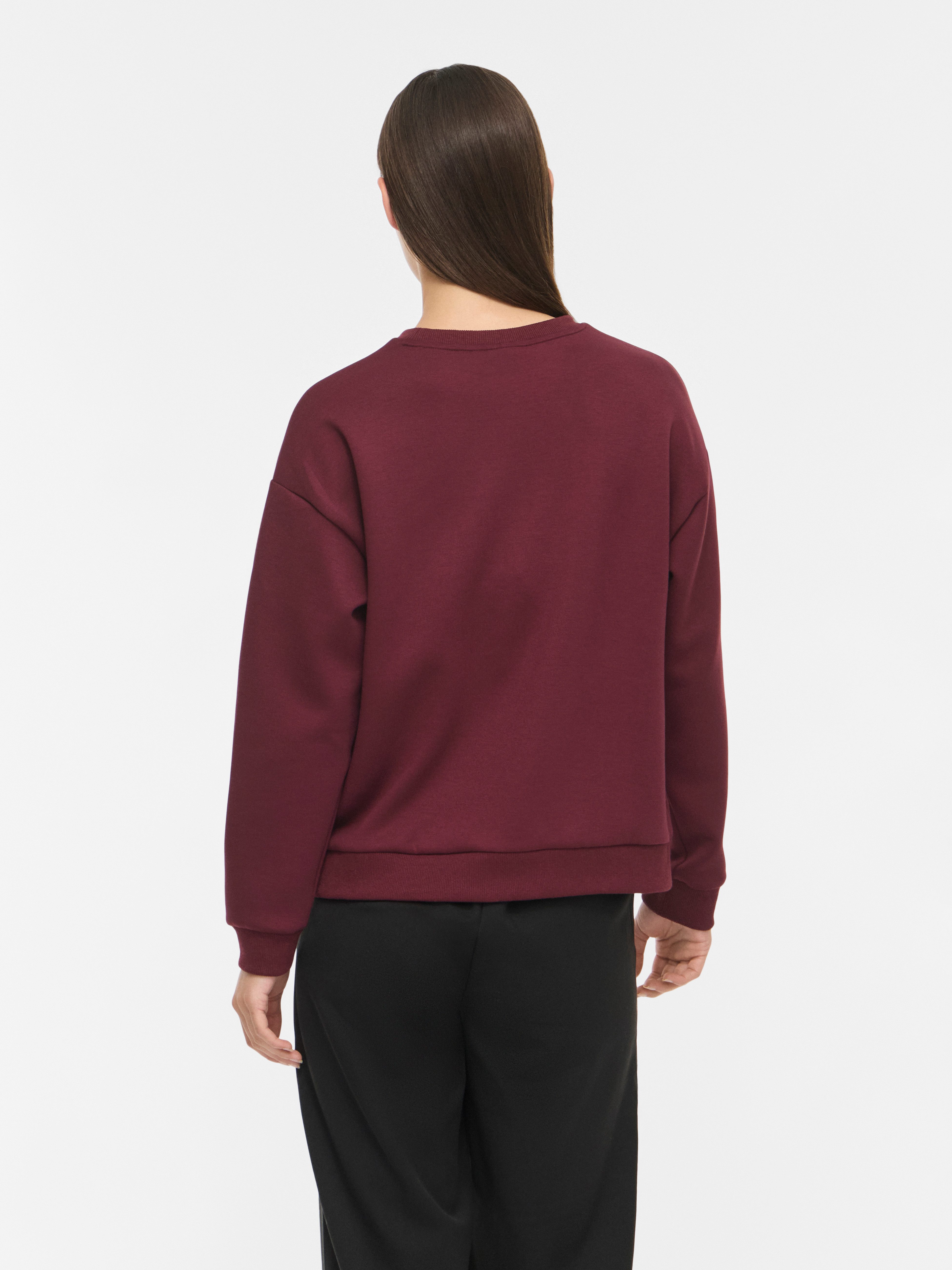 Vila Sweatshirt VISANDY L/S SWEAT TOP - NOOS Viskosemischung, regular fit