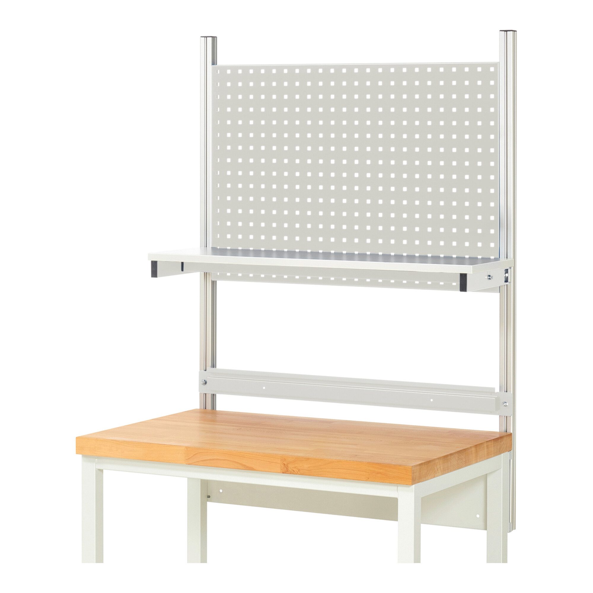 RAU Werkbank Rau System-Aufbau Komplettset 01, für Produktbreite 1000 mm, RAL7035/R