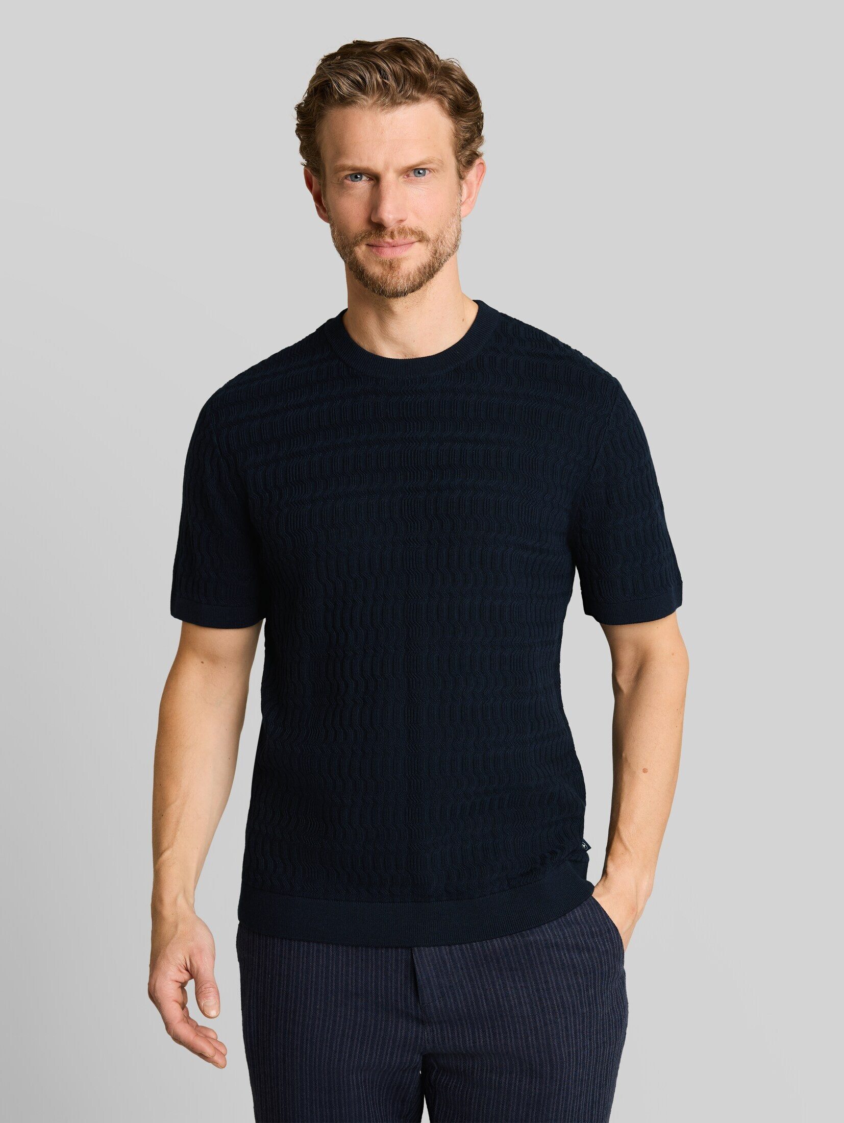 TOM TAILOR T-Shirt Pullover & Strickjacken Strickpullover mit Rippstruktur