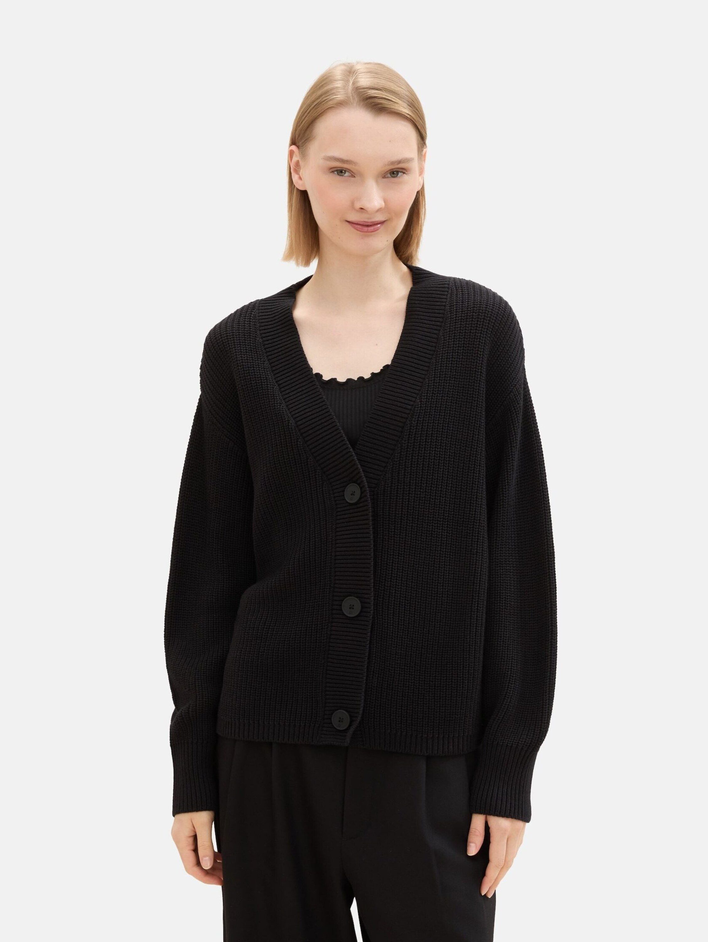 TOM TAILOR Denim Strickjacke (1-tlg) Plain/ohne günstig online kaufen