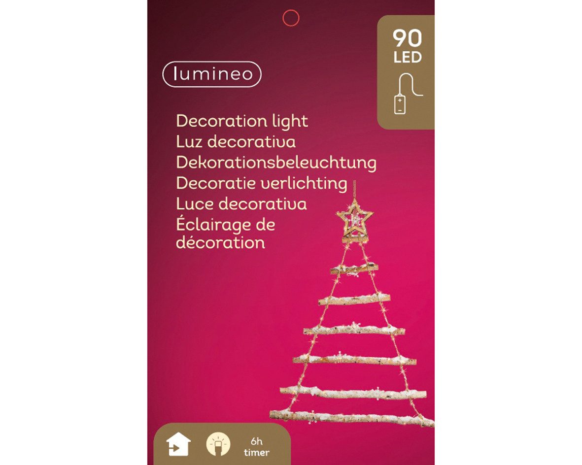 Lumineo LED Baum Micro LED Baum holz BO indoor L.2.5cm B.70cm H.90cmnatur/warm weiss