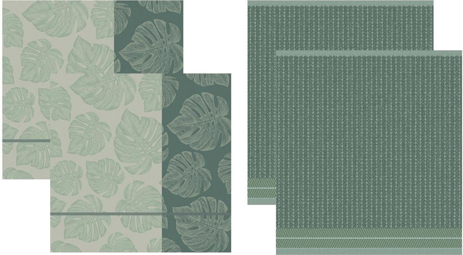 DDDDD Geschirrtuch Monstera, (Set, 4-tlg), Combiset: günstig online kaufen