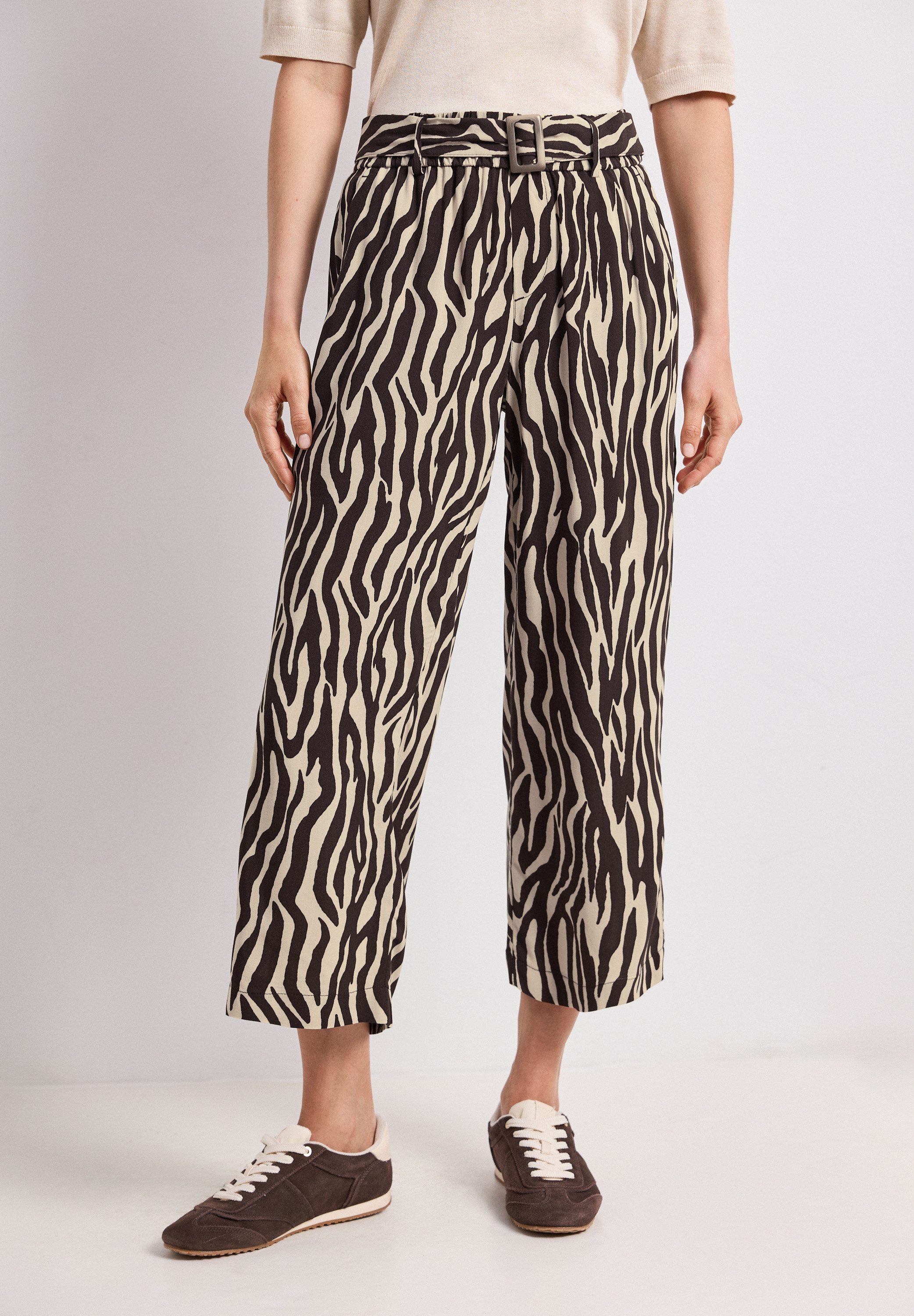 STREET ONE Stoffhose mit Wide Legs