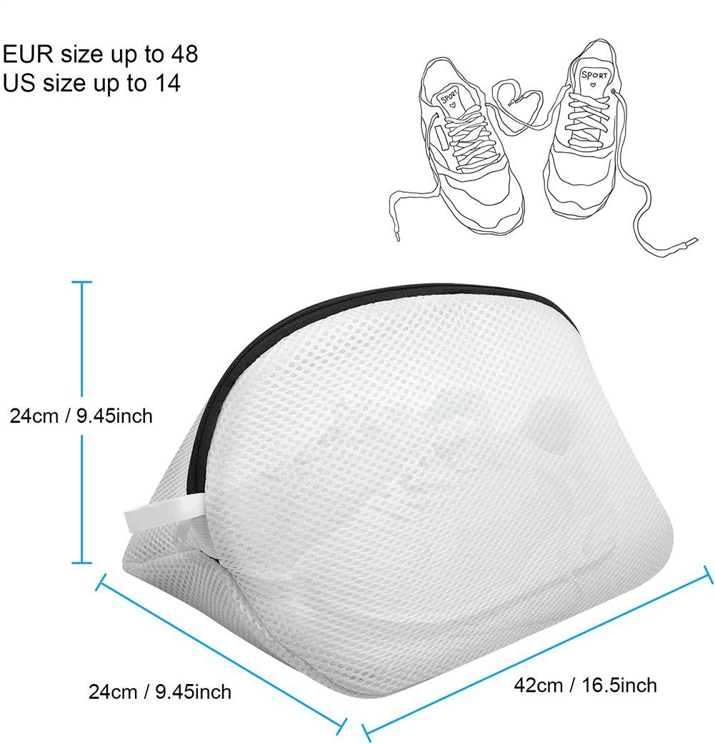 Sneaker/Socken/BHs für Waschmaschine,5 SCRTD mit Reißverschluss Stück für Schuhe, Wäschesäckchen Wäschebeutel Wäschenetz Wäschenetz für Groß