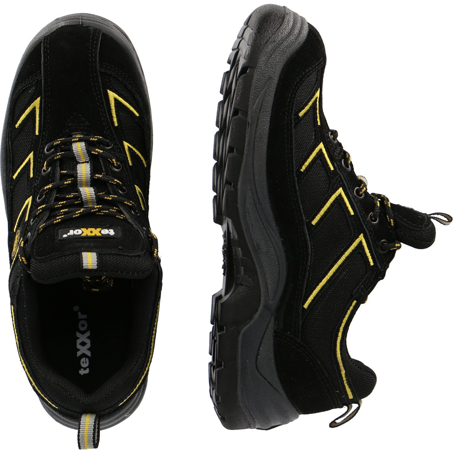 teXXor Sicherheitshalbschuhe S1 "METZ" schwarz Sicherheitsschuh – Bild 2 von 3