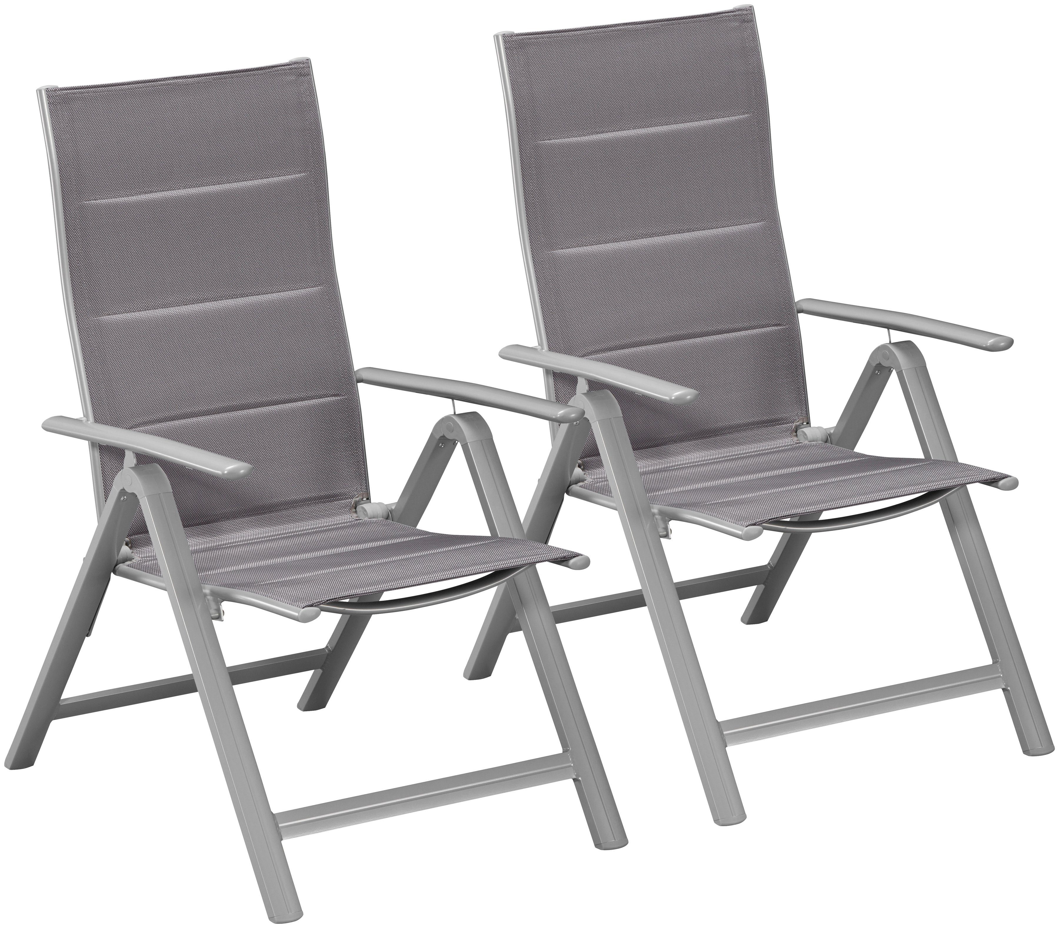 MERXX Gartenstuhl Taviano, TOPSELLER! (Set, 2 St), 2er Set, Alu/Textil, ver günstig online kaufen