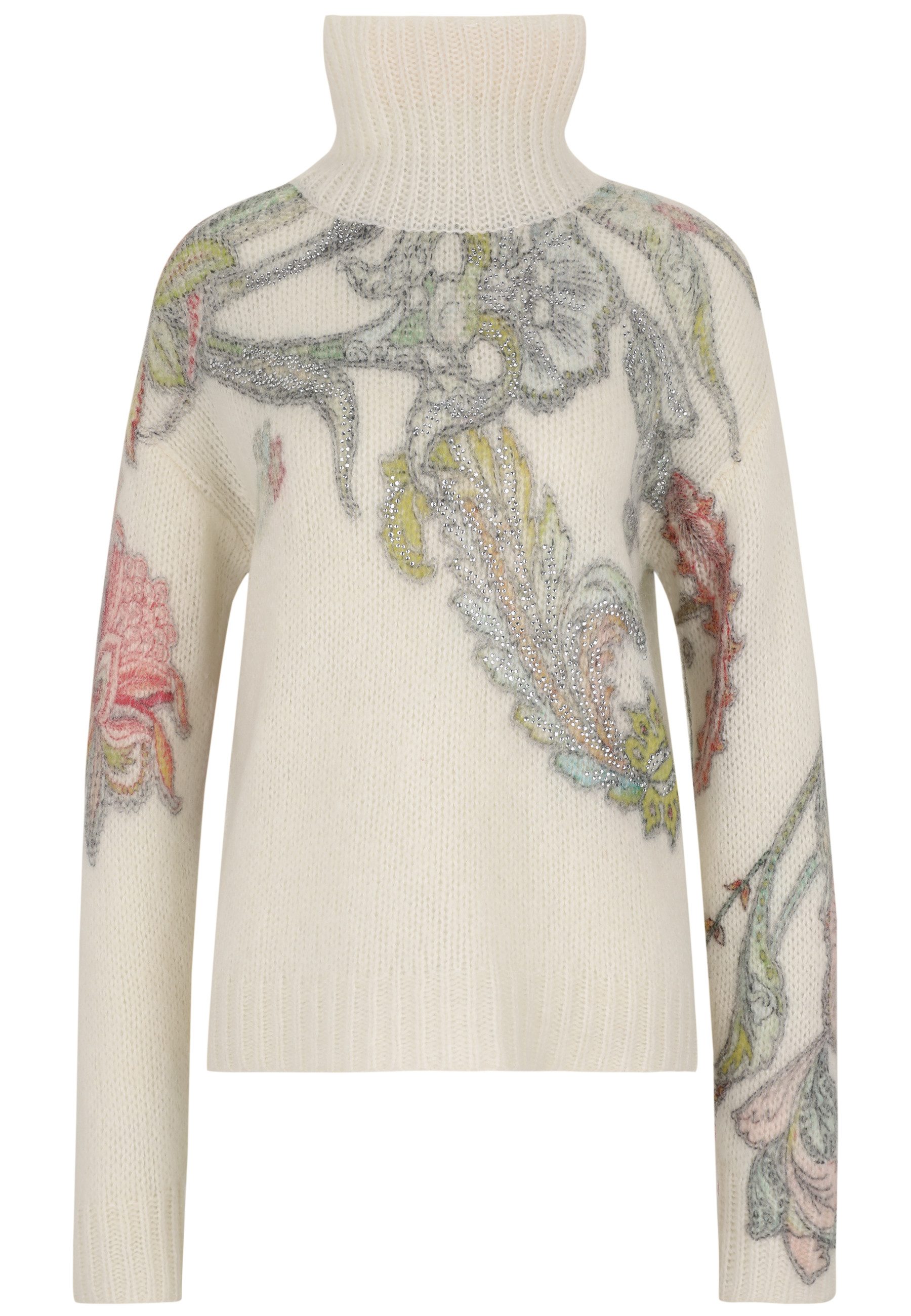 Strickpullover mit Schmucksteinen