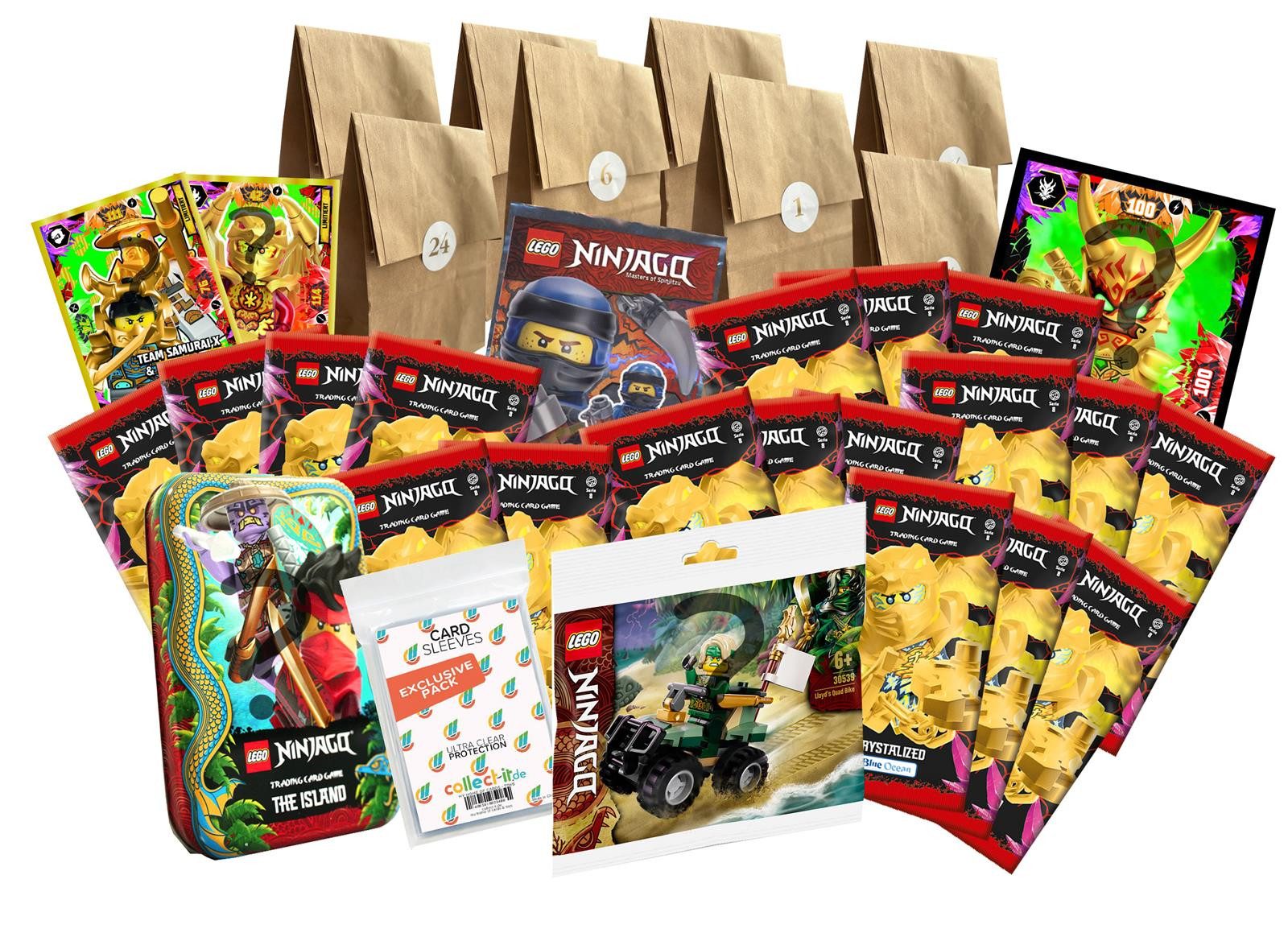 Blue Ocean Sammelkarte LEGO Ninjago - Der Adventskalender 2023 - 24 tolle Überraschungen
