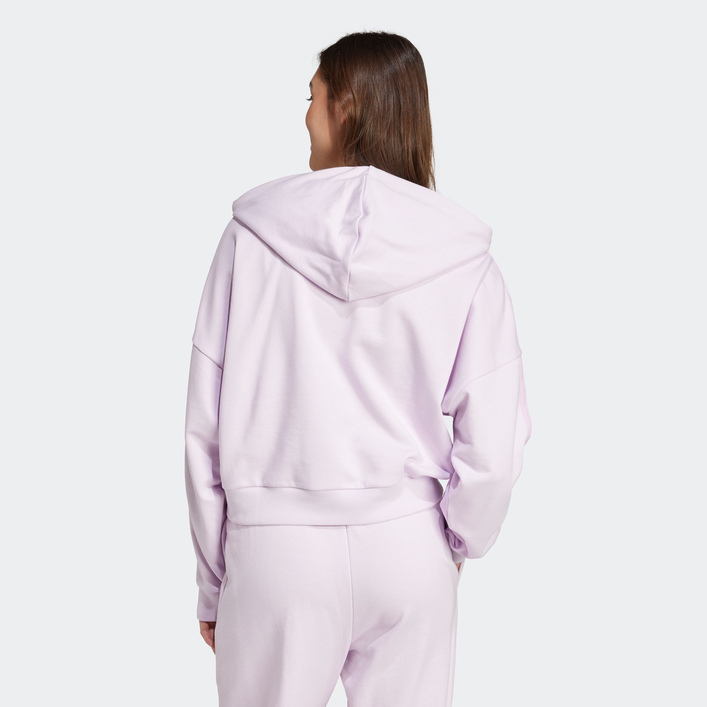 adidas Sportswear Kapuzensweatshirt ESSENTIALS 3-STREIFEN FRENCH TERRY QUARTER-ZIP HOODIE