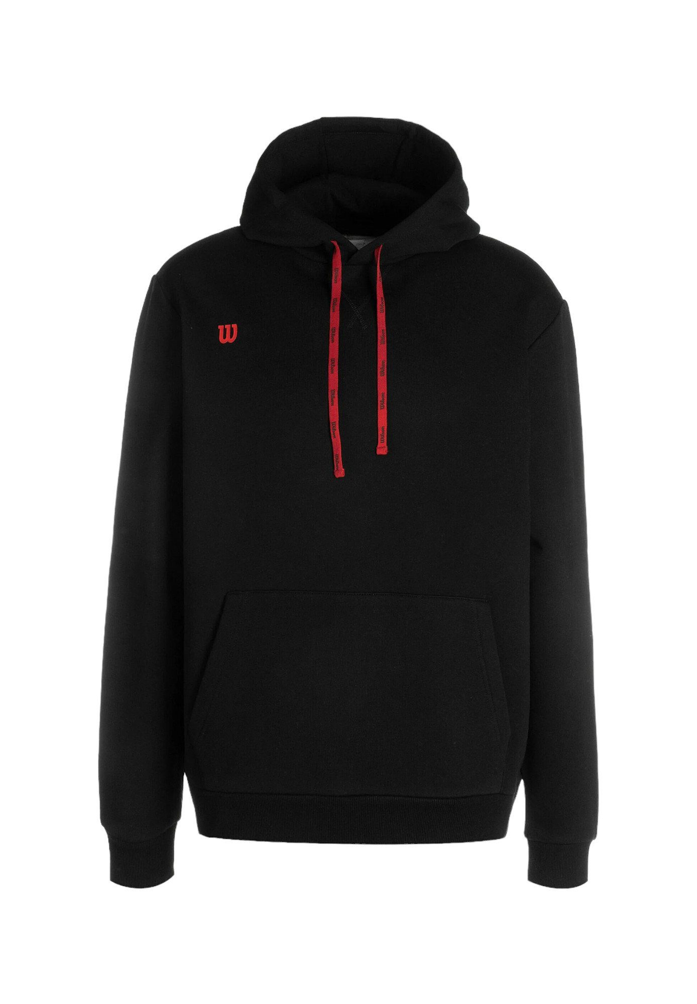 Wilson Kapuzenpullover Fundamentals Cotton Hoodie mit Kapuze (Baumwolle) schwarz Damen