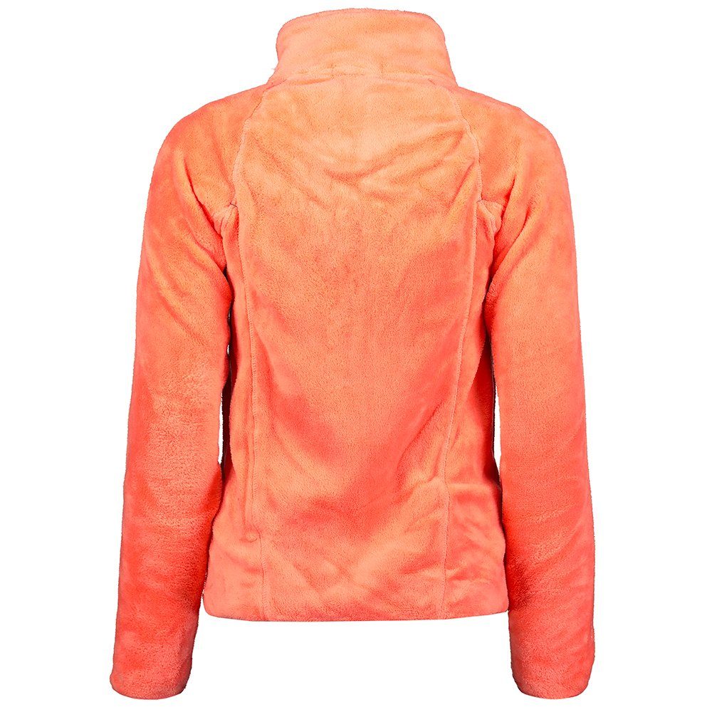 Geographical Norway Fleecejacke Geographical Norway Damen Fleecejacke Teddy Fleece Winter Jacke mit Stehkragen, in Unifarbe, kuschelig