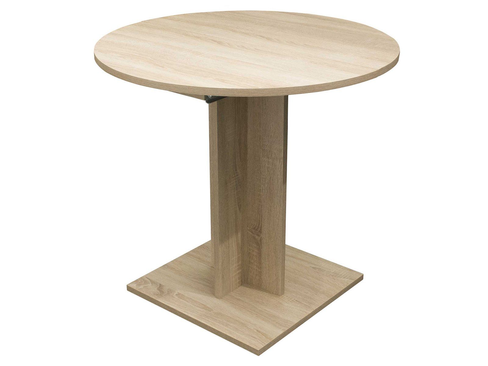 möbelando Esstisch »Judd I«, runder Tisch mit Ausziehfunktion Durchmesser 80/120  cm in Farbausführung weiß Nachbildung Made in Germany online kaufen | OTTO