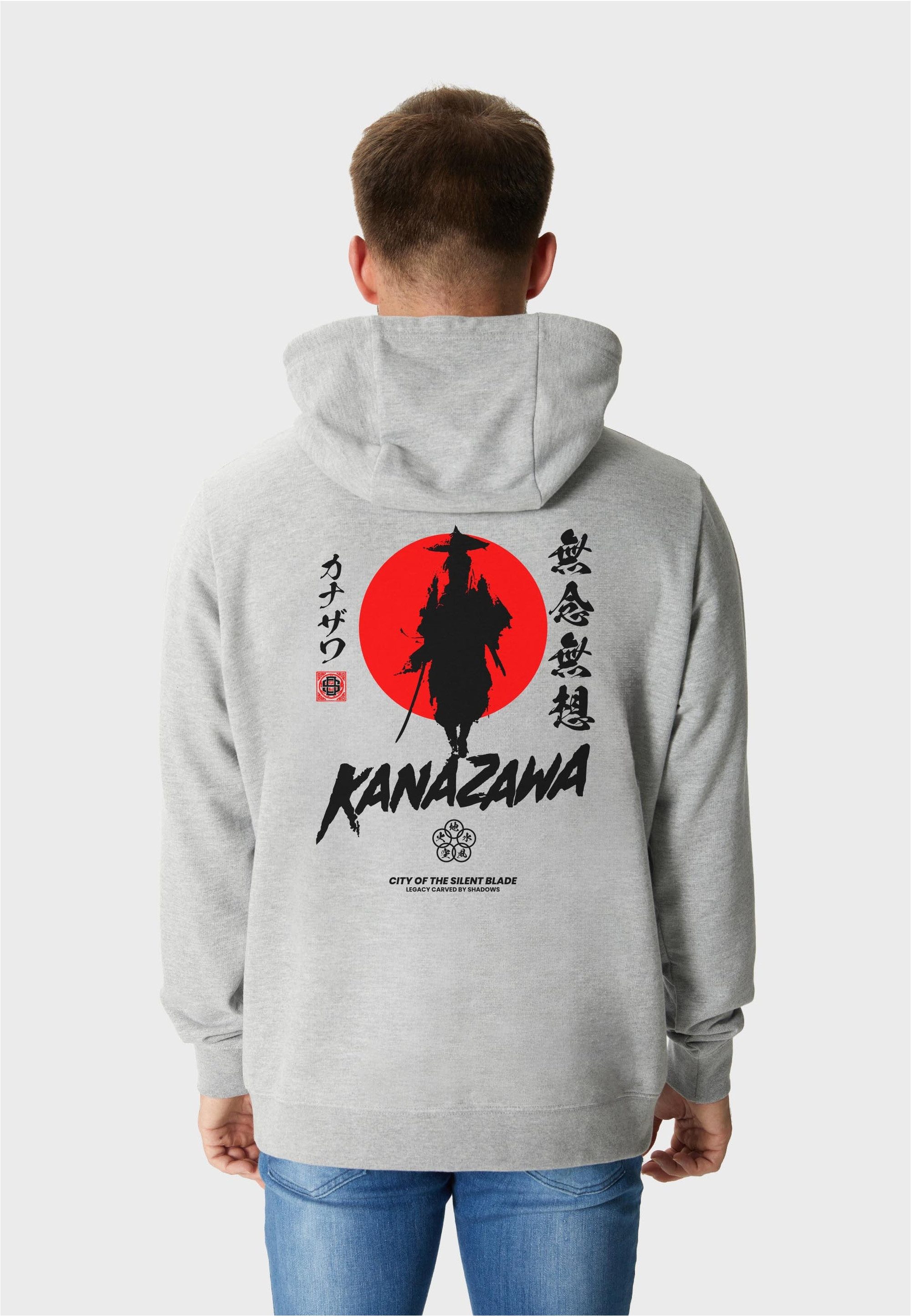 Kapuzensweatshirt Asian Silent Blade Kanazawa Graphic