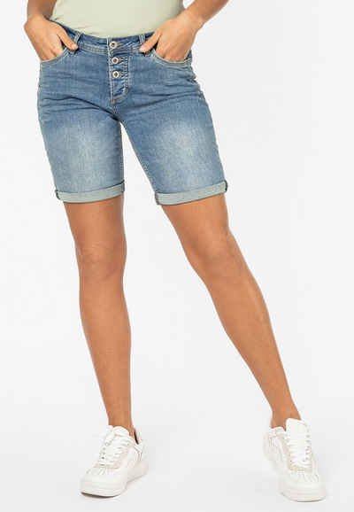 SUBLEVEL Jeansbermudas Kurze Jeanshose