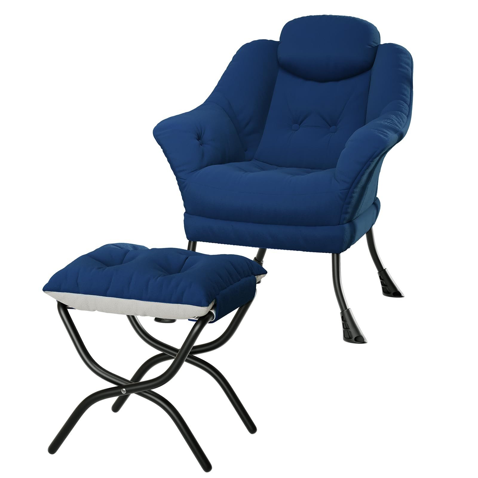 GarveeMore Ohrensessel Relaxsessel mit Hocker Ohrensessel günstig online kaufen
