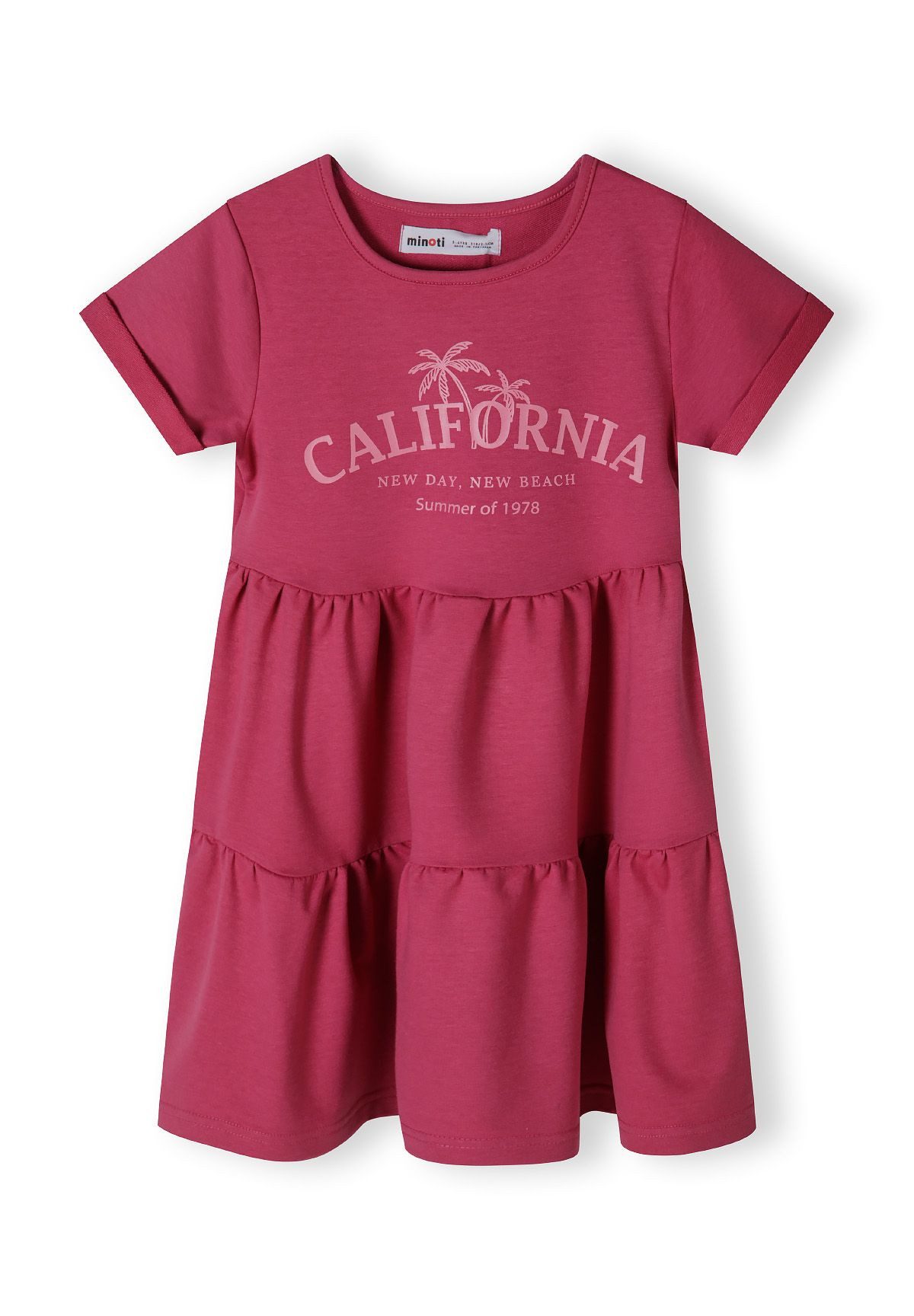 MINOTI Midikleid Kleid mit kurzen Ärmeln (3y-10y) günstig online kaufen