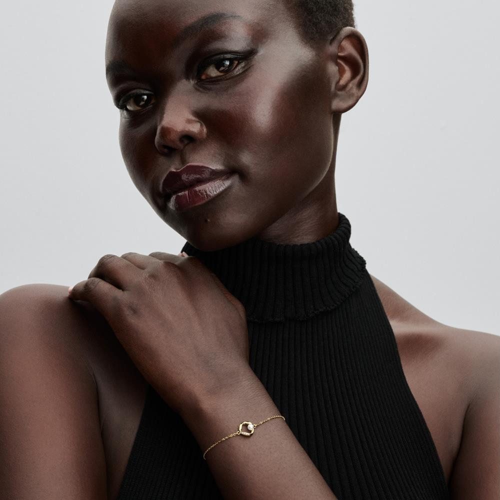 Pandora Armband Armband für Damen mit Zirkonia, vergoldet von PANDORA Essen günstig online kaufen