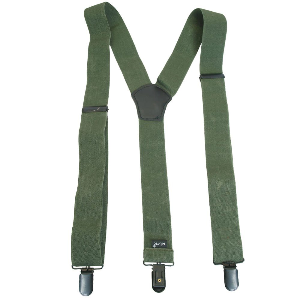 Mil-Tec Ledergürtel Hosenträger mit Clip günstig online kaufen