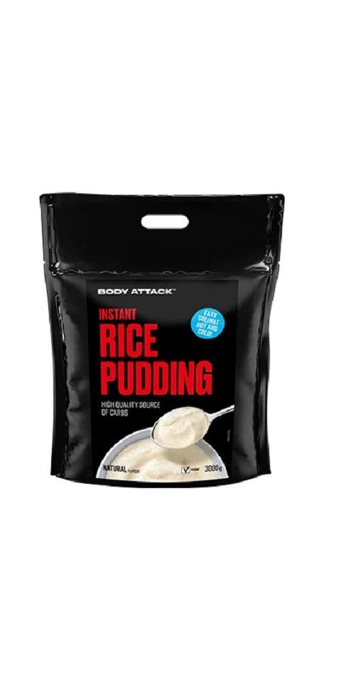 Body Attack Instant Rice Pudding 3000g Pulver, 3000 g, Pulver