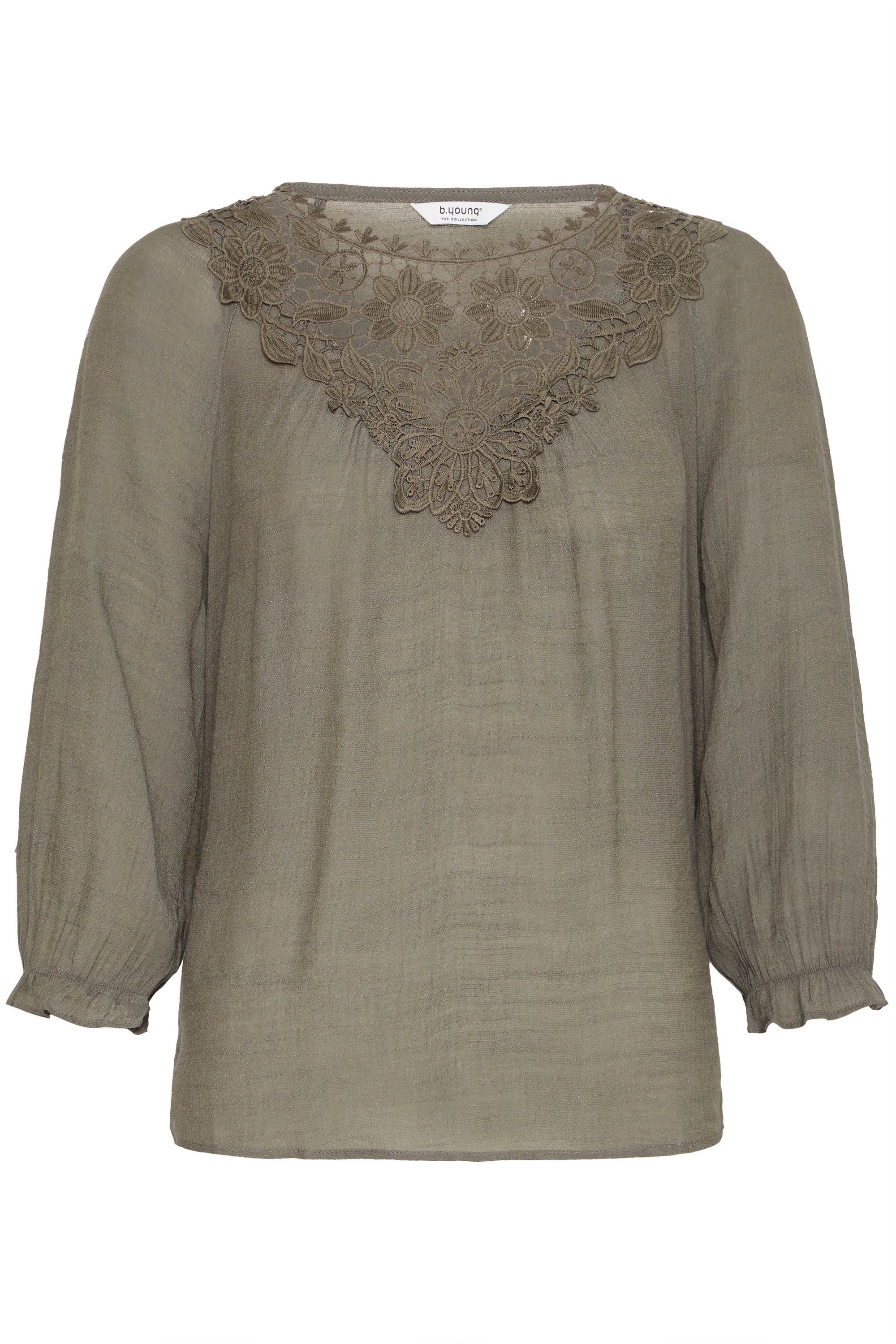 b.young Langarmbluse Langarm-Bluse BYIKELLY
