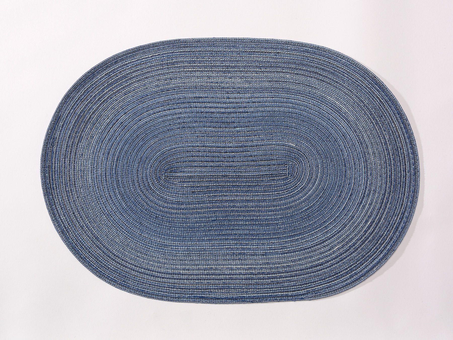 PICHLER Platzset Tischset 12er Set Samba Oval 048/033 indigo, (Spar-Set, 12-St., 12 Platzdecken), Platzset Tischset Esszimmer Küche
