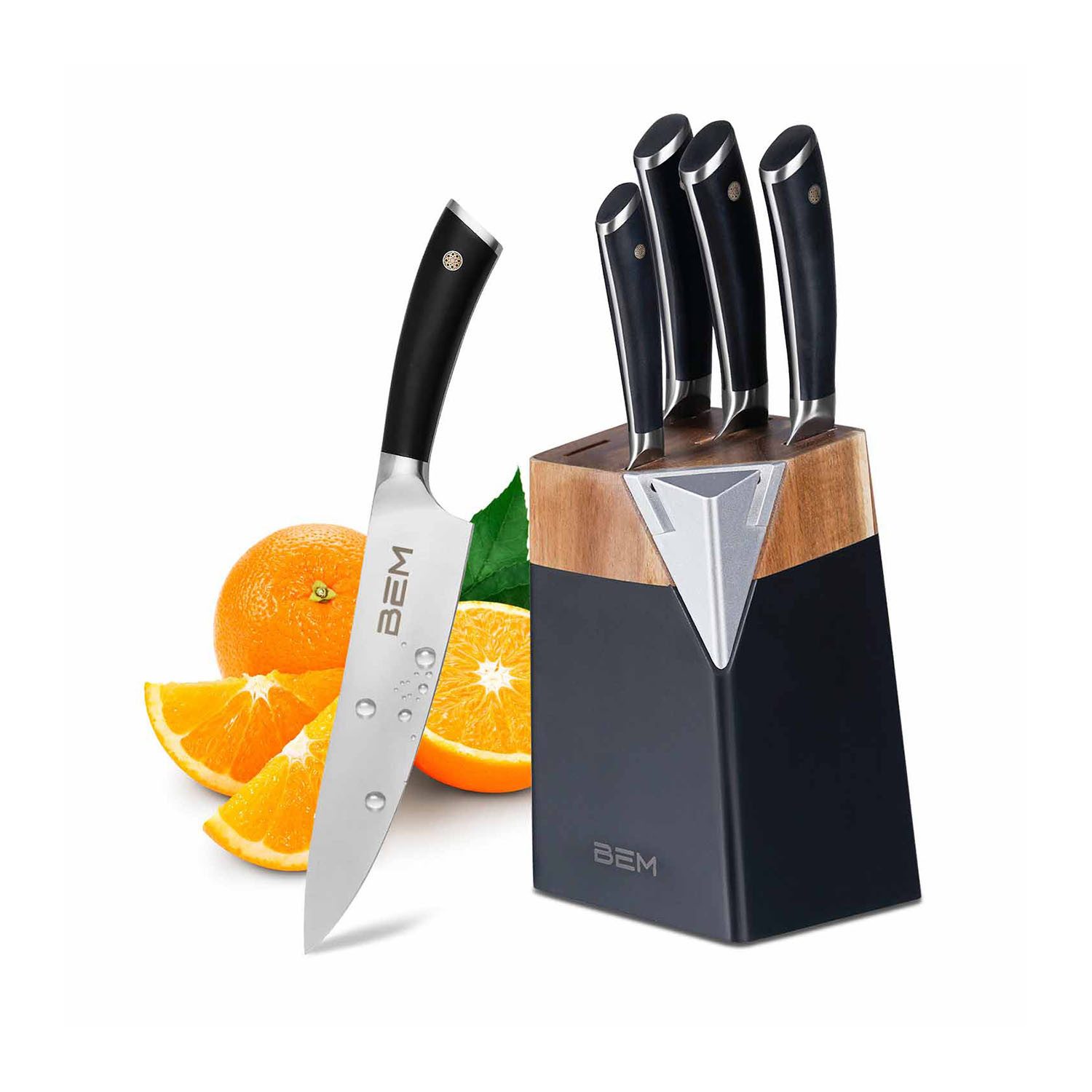Messerblock Master Chef - Messerset Küchenmesser Set