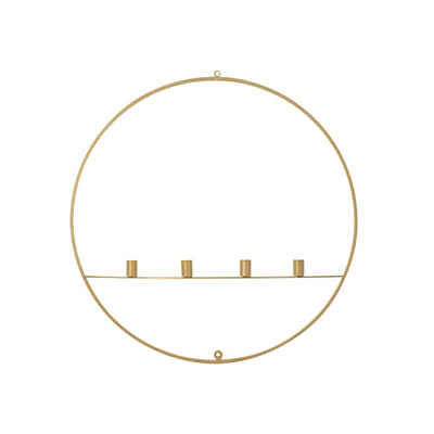 Werner Voß Торшери Kerzenleuchter Circle, Wandbefestigung, gold, Metall - Durchmesser 60 cm