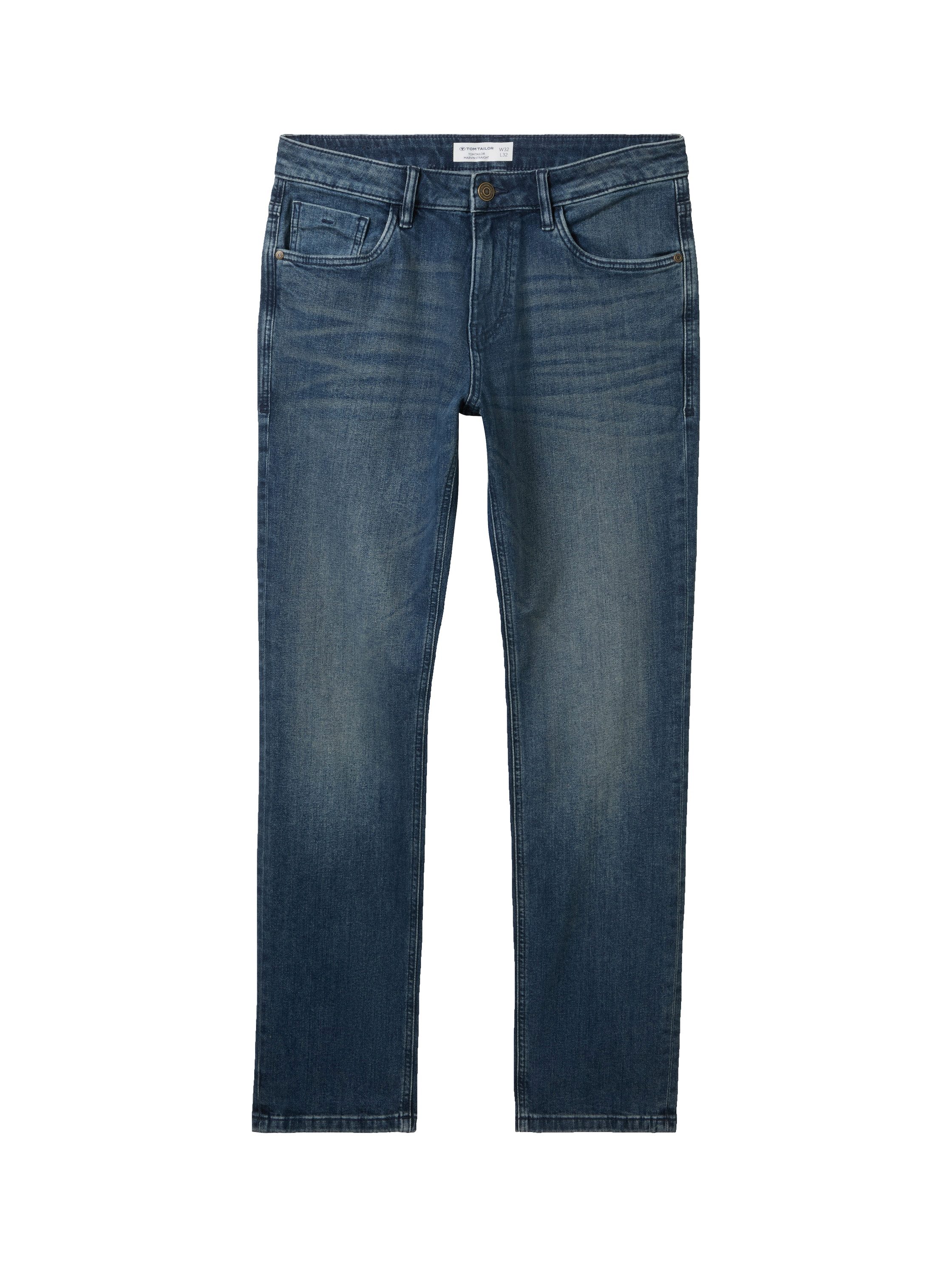 TOM TAILOR Straight-Jeans MARVIN im Five-Pocket Style