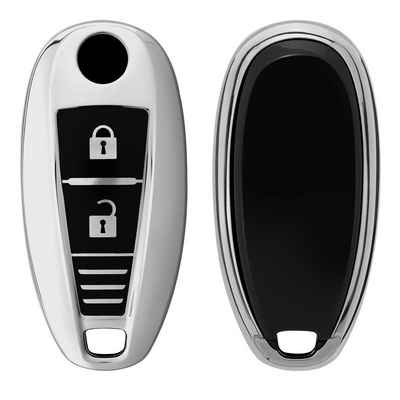 kwmobile Schlüsseltasche Autoschlüssel Hülle für Suzuki (1-tlg), Schlüsselhülle Silikon Case Schlüssel Cover