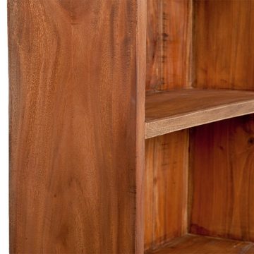 LebensWohnArt Mehrzweckschrank Mahagoni Standregal INDO Rustic Teak ca. H150cm