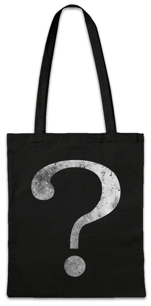Beuteltasche Questionmark Stofftasche Lehrer Fun Teacher Professor Nerd Geek