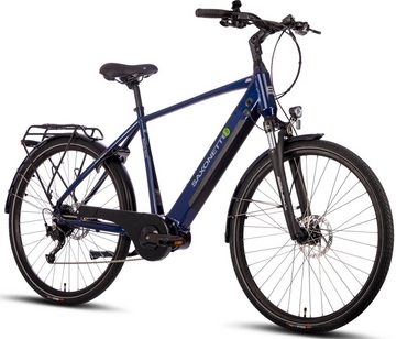 SAXONETTE E-Bike Deluxe Sport Man, 9 Gang Shimano Alivio Schaltwerk, Kettenschaltung, Mittelmotor, 418 Wh Akku